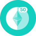 ETH 50 Day Moving Average Crossover
